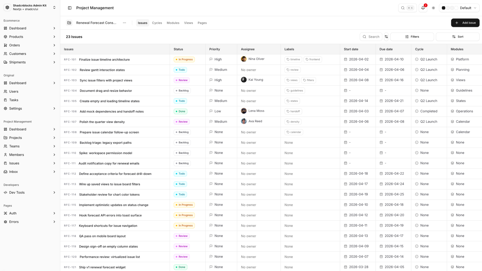 SaaS product dashboard in a bright workspace