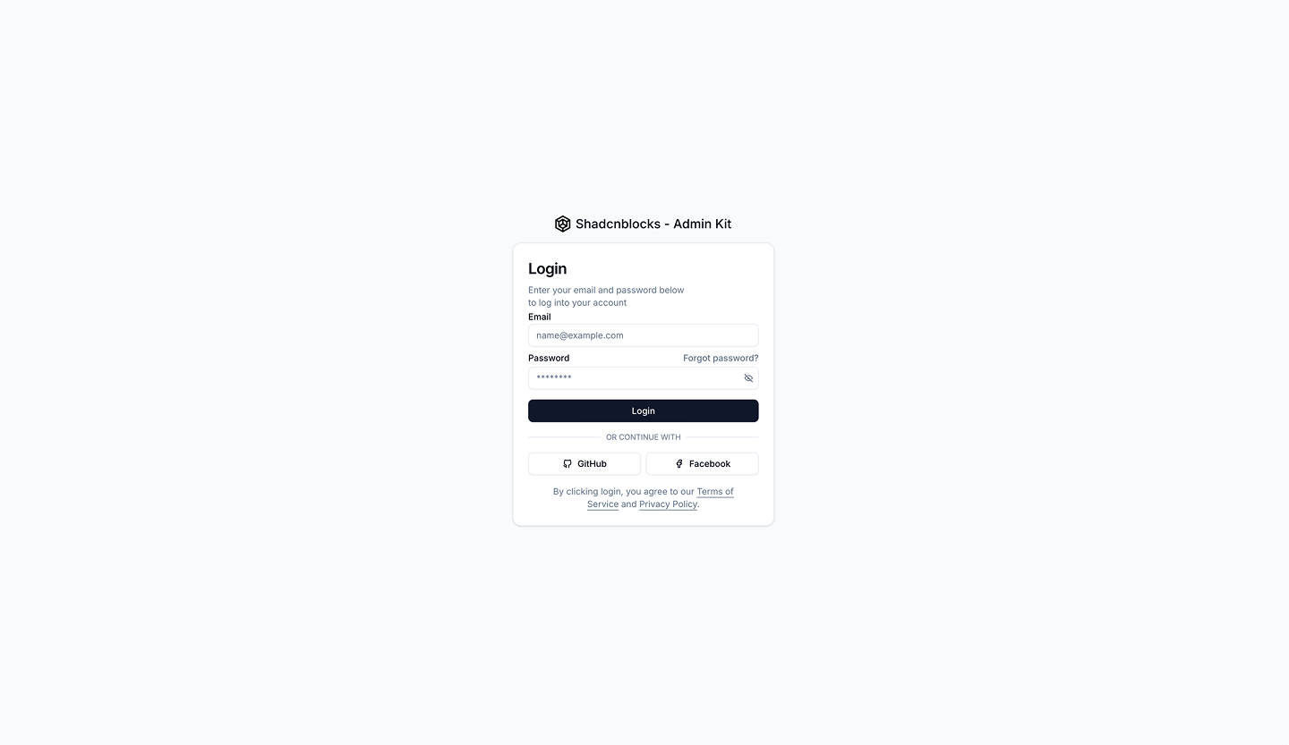 admin dashboard preview